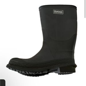 Lacrosse kids black rubber rain boots Sz
13